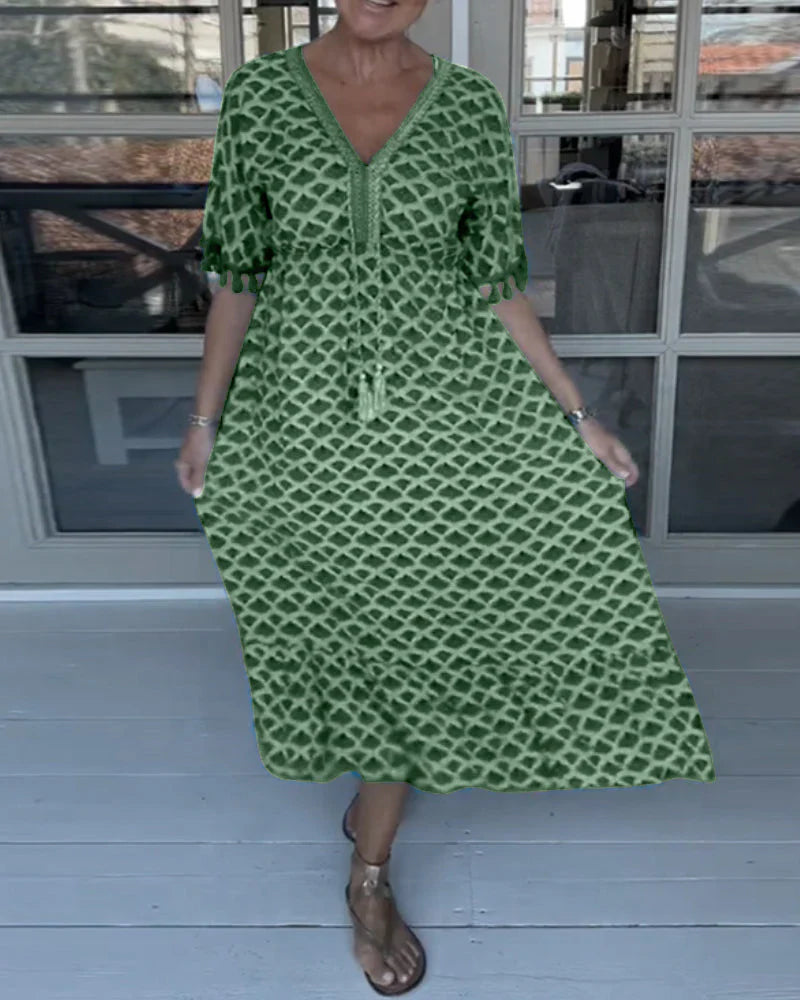 Jelly - Embellished V-Neck Dress