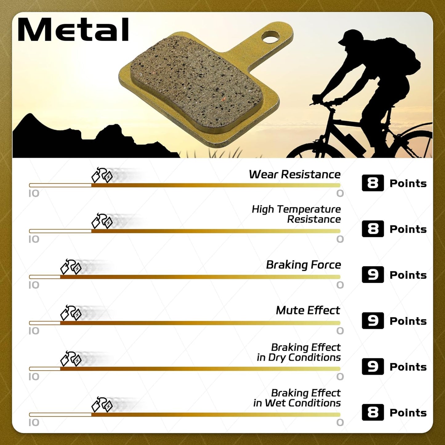 E9/26"EB7Pro/G7/V7 HYDRAULIC DISC BRAKE PADS
