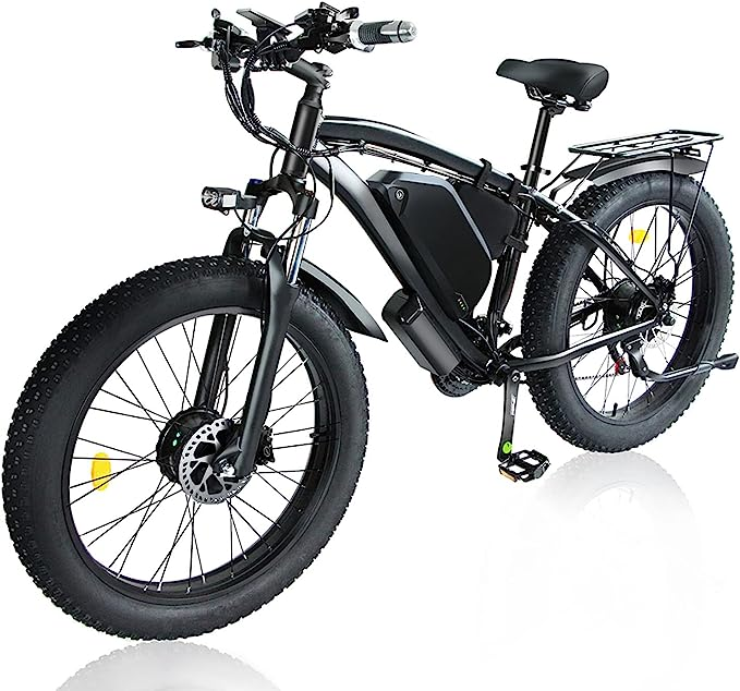 🎉( CLEARANCE SALE ) 🎉✨Wide tire electric bike with 2000W 48V/17.5Ah removable battery 35MPH✨