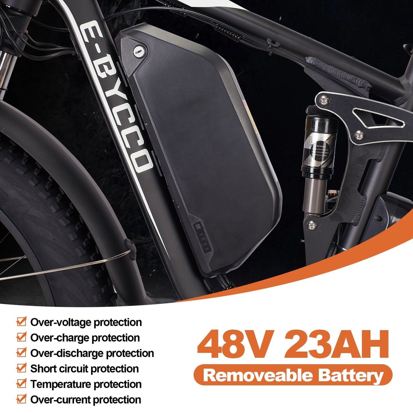 48V Electric Bike Battery for E8/E9/EB7/EB9