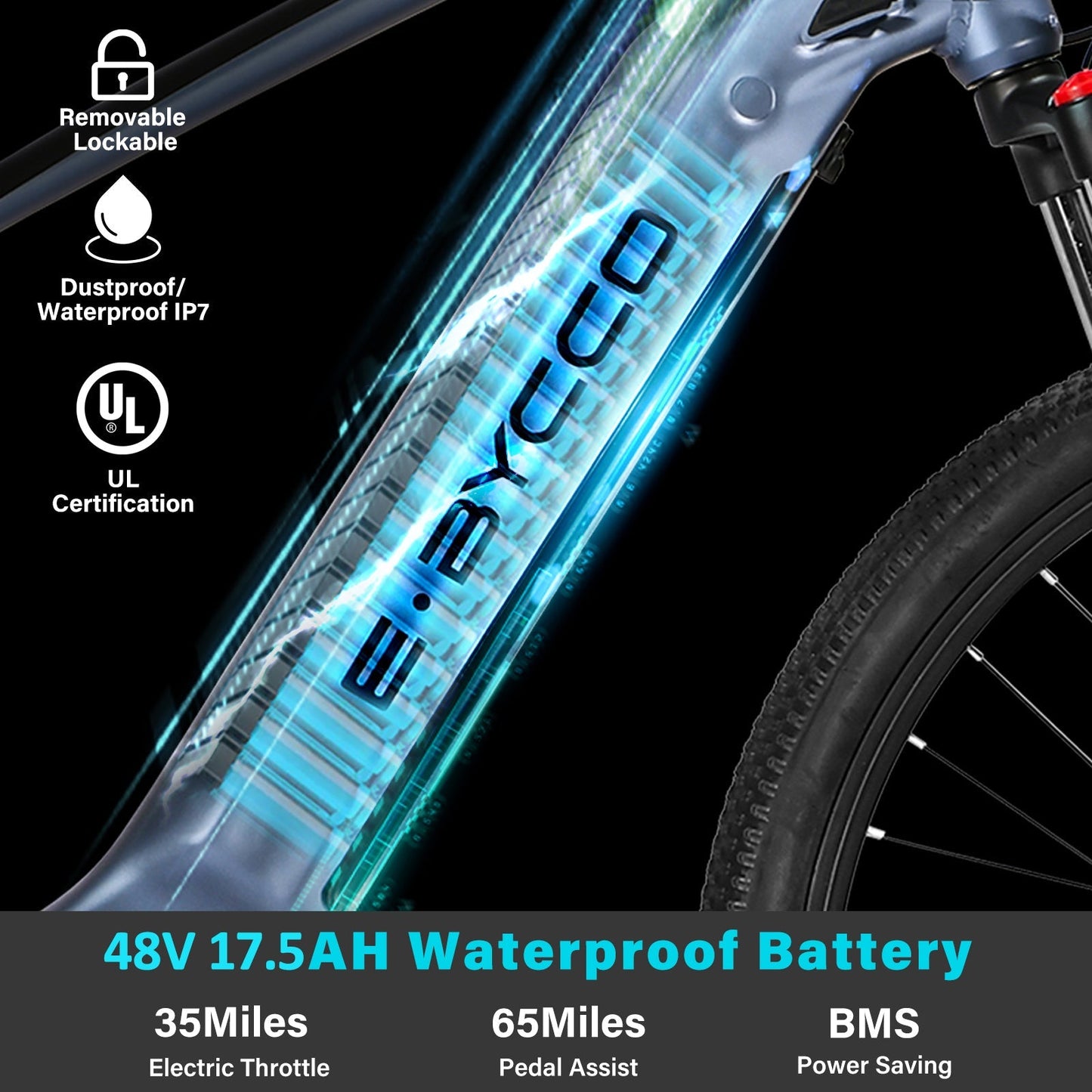 48V Electric Bike Battery for E8/E9/EB7/EB9